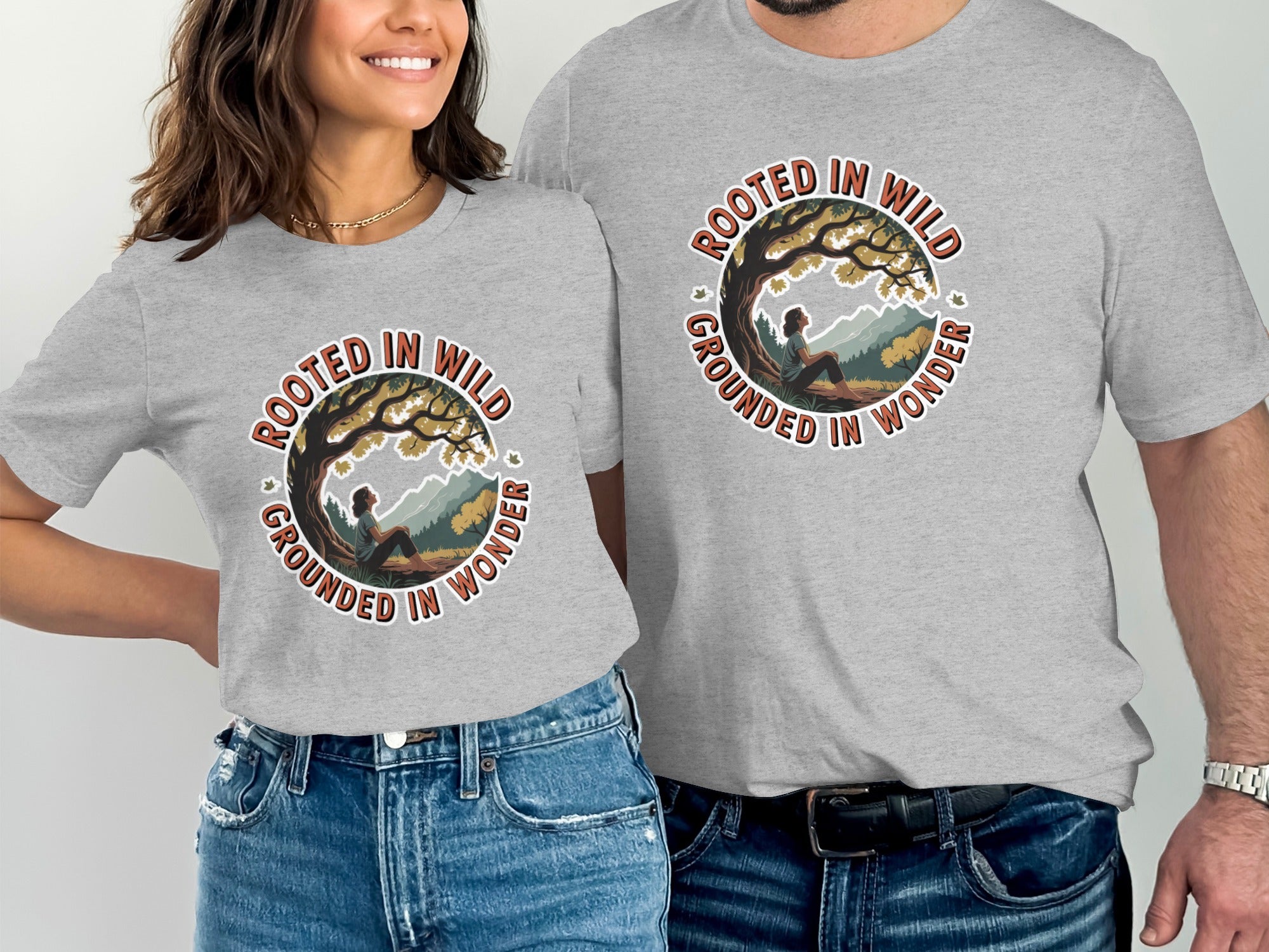 Rooted in Wild Grounded in Wonder Graphic T-Shirt product type