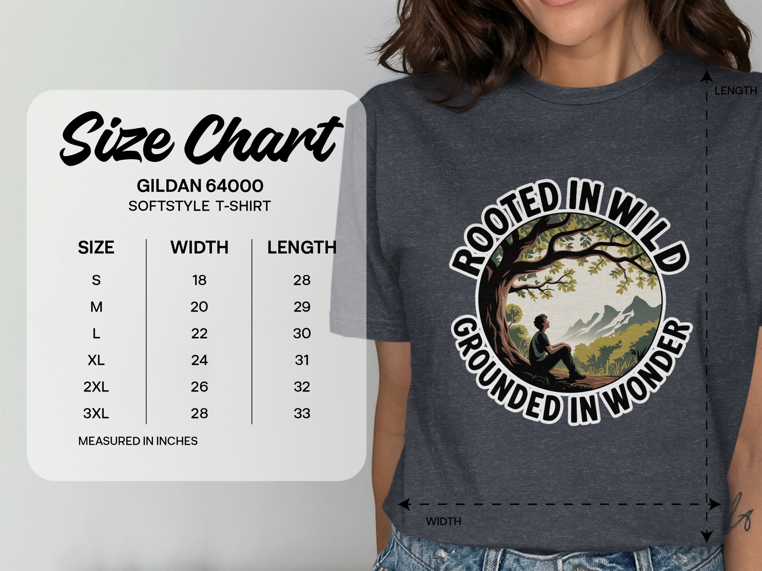 Rooted In Wild Grounded In Wonder T-Shirt Product