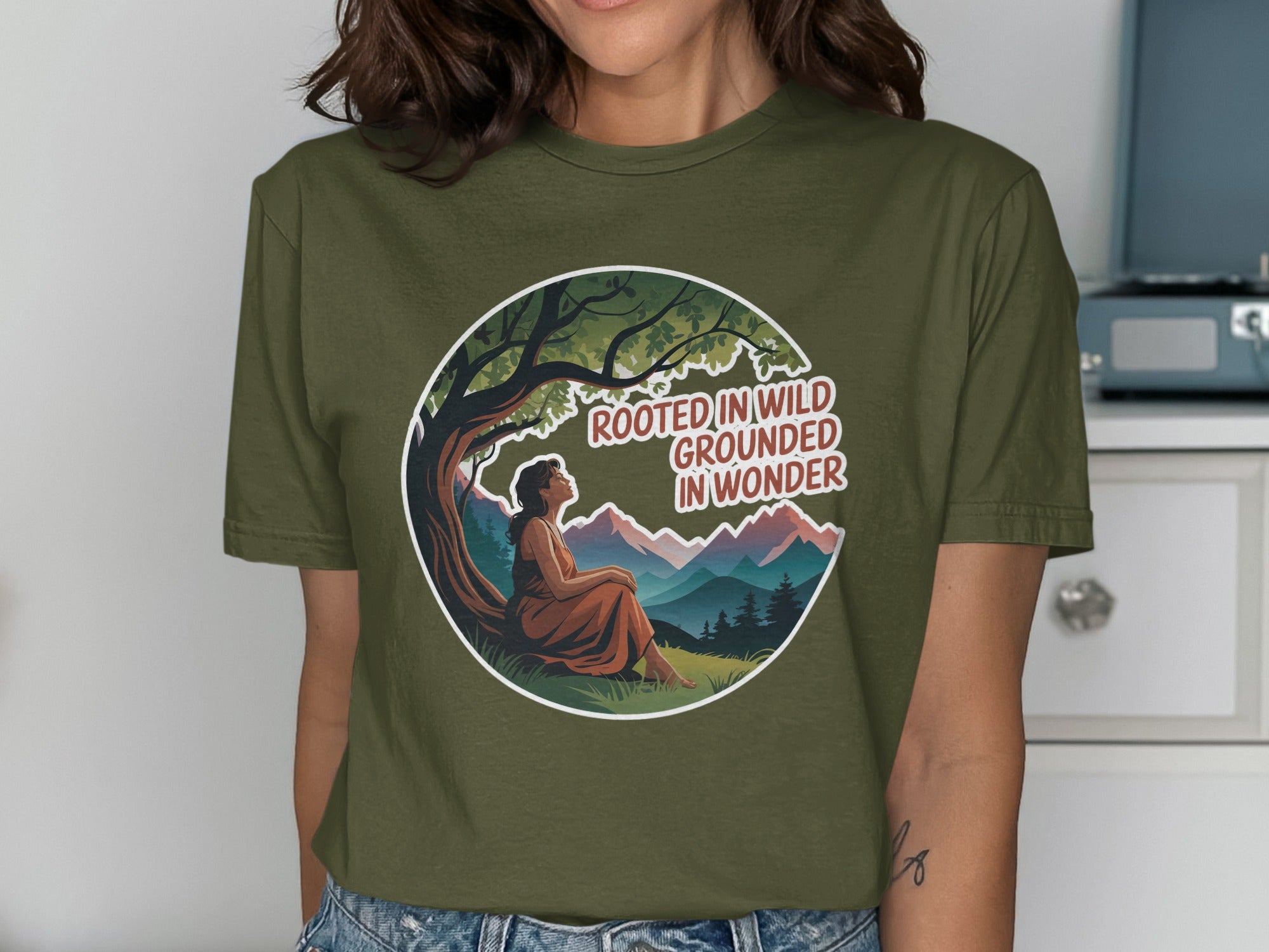 Rooted In Wild Grounded In Wonder Graphic T-Shirt product type