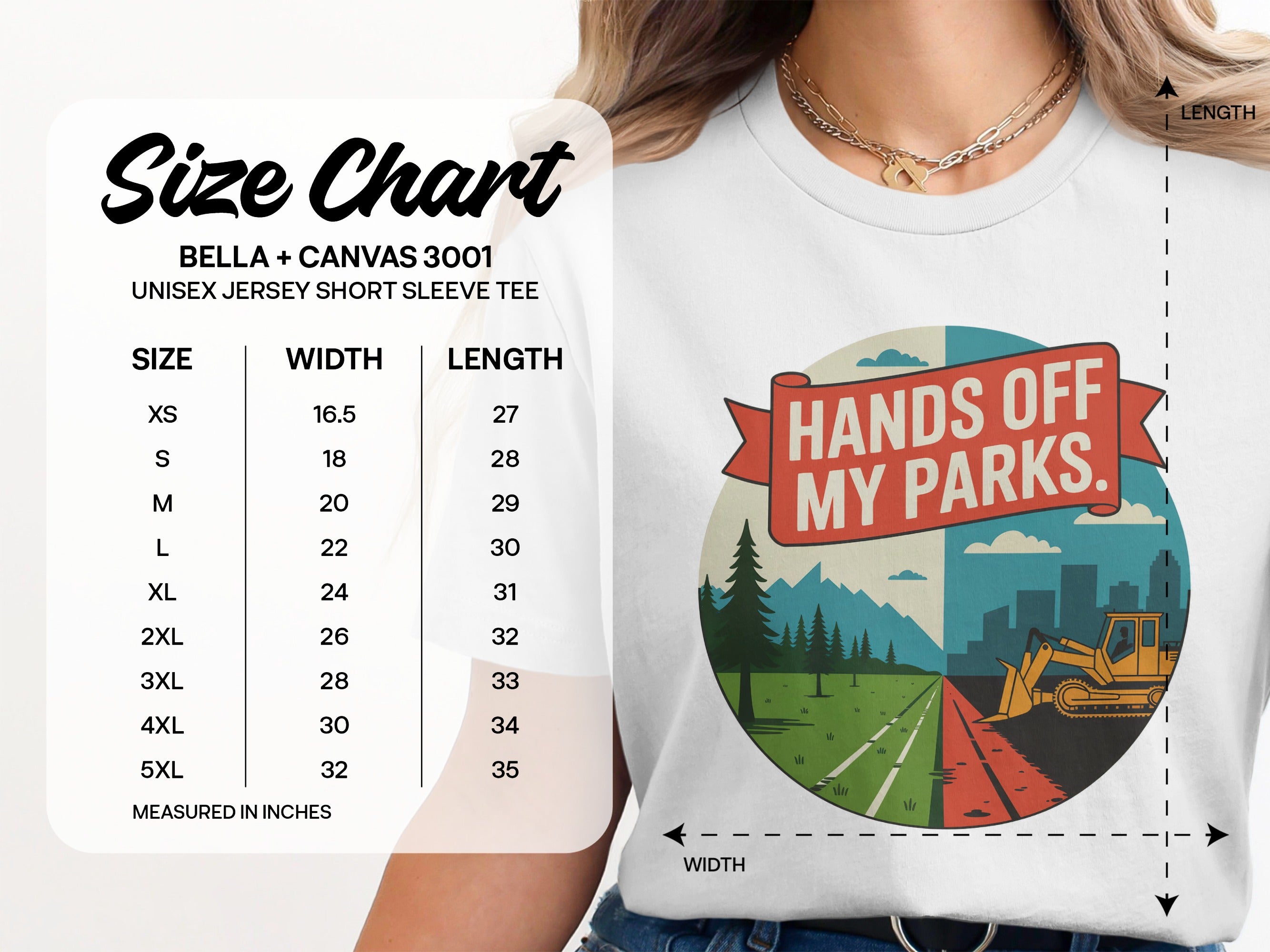 Hands Off My Parks Unisex Jersey Short Sleeve Tee product type
