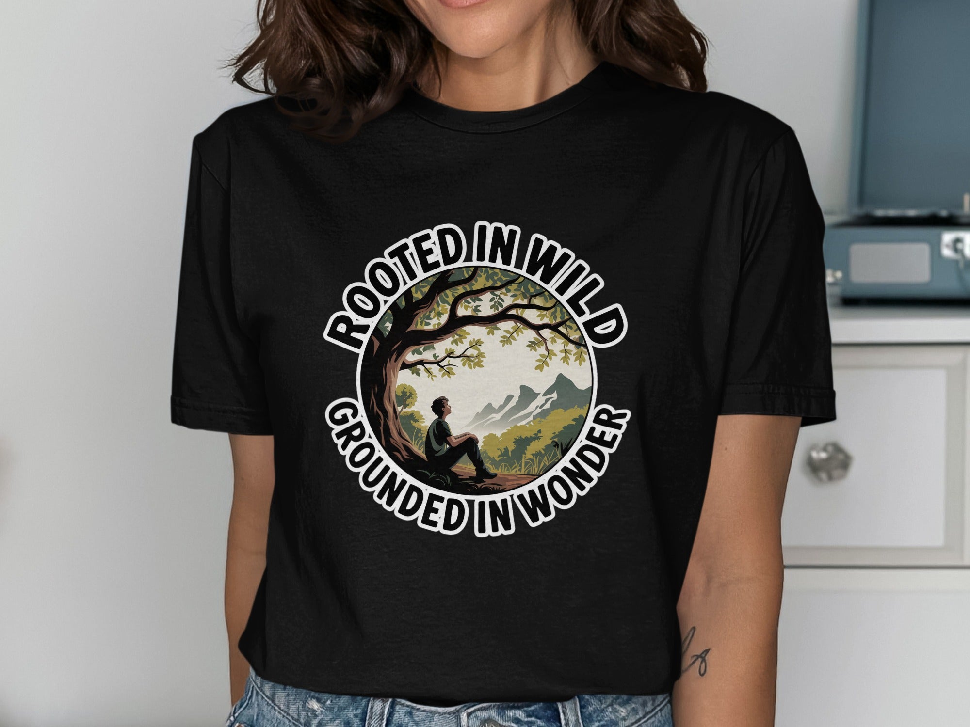 Rooted In Wild Grounded In Wonder Graphic Tee product