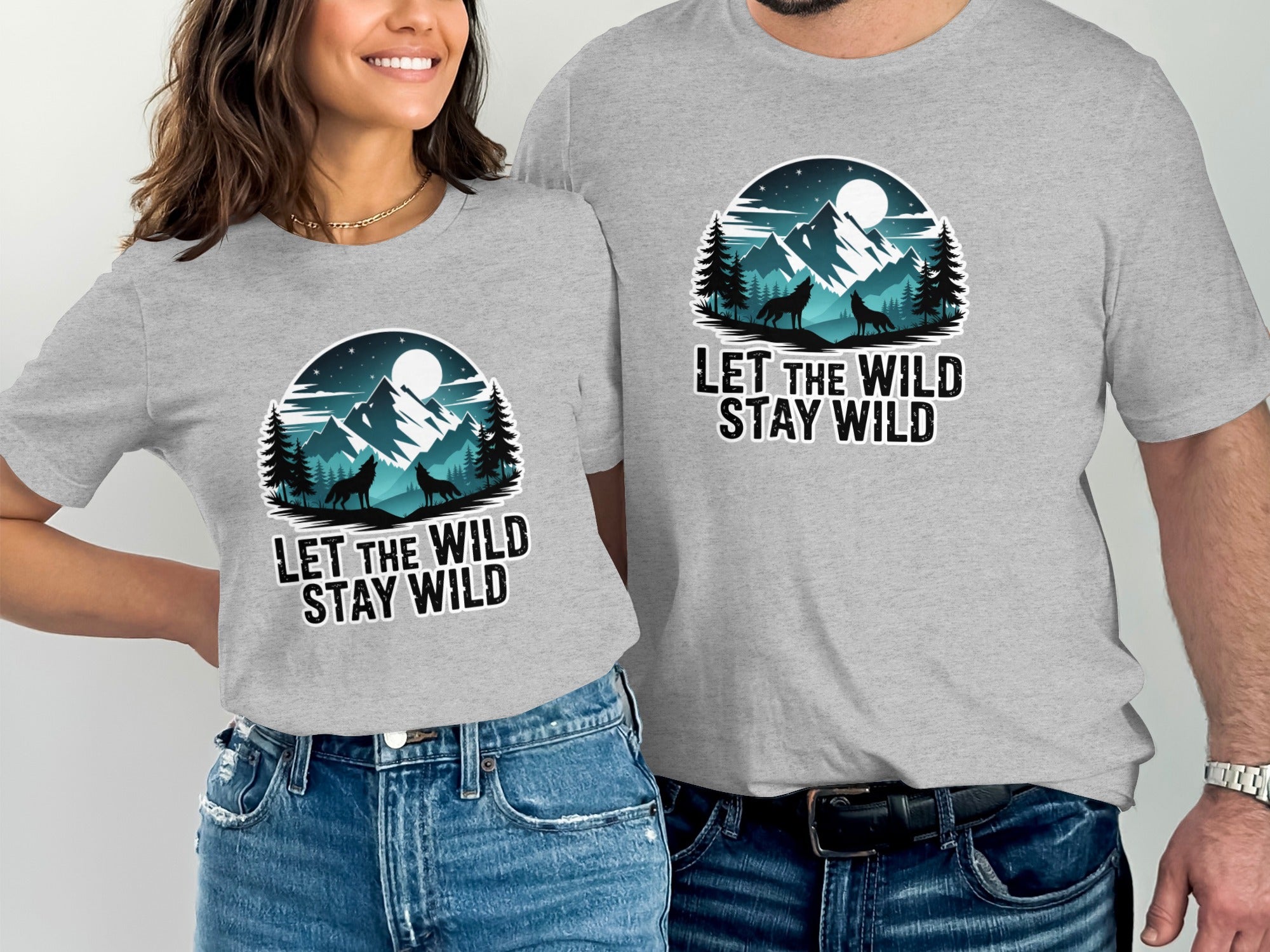 Let the Wild Stay Wild Scenic Graphic T-Shirt product type