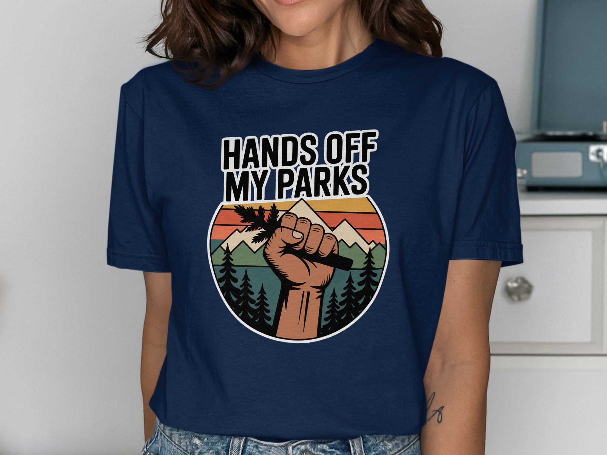 Hands Off My Parks Graphic Tee Shirt product