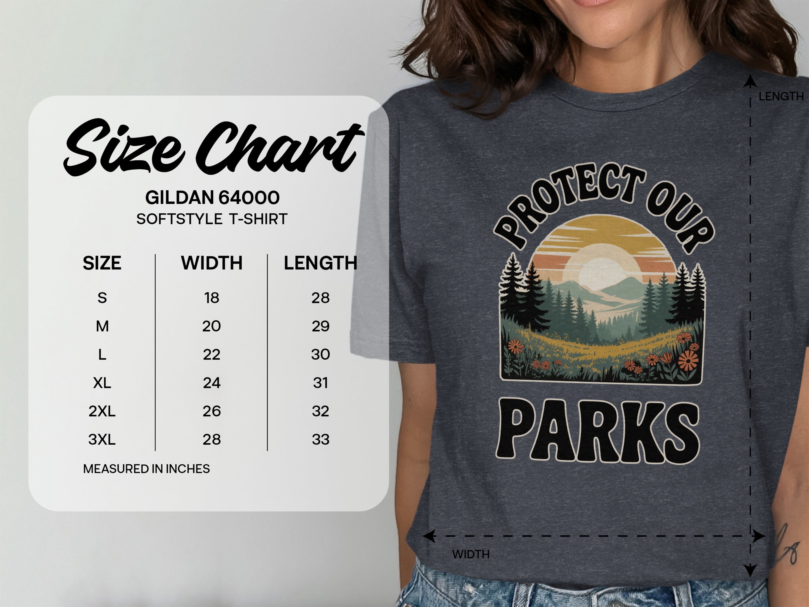 Protect Our Parks Scenic Graphic T-shirt product type