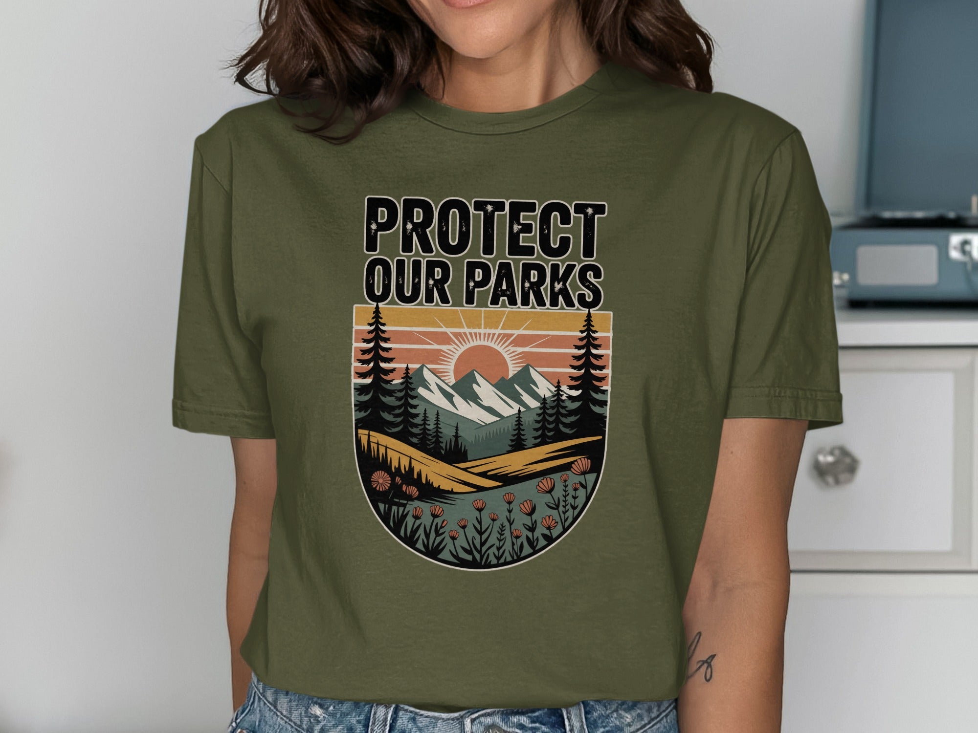 Protect Our Parks Scenic Design T-shirt product