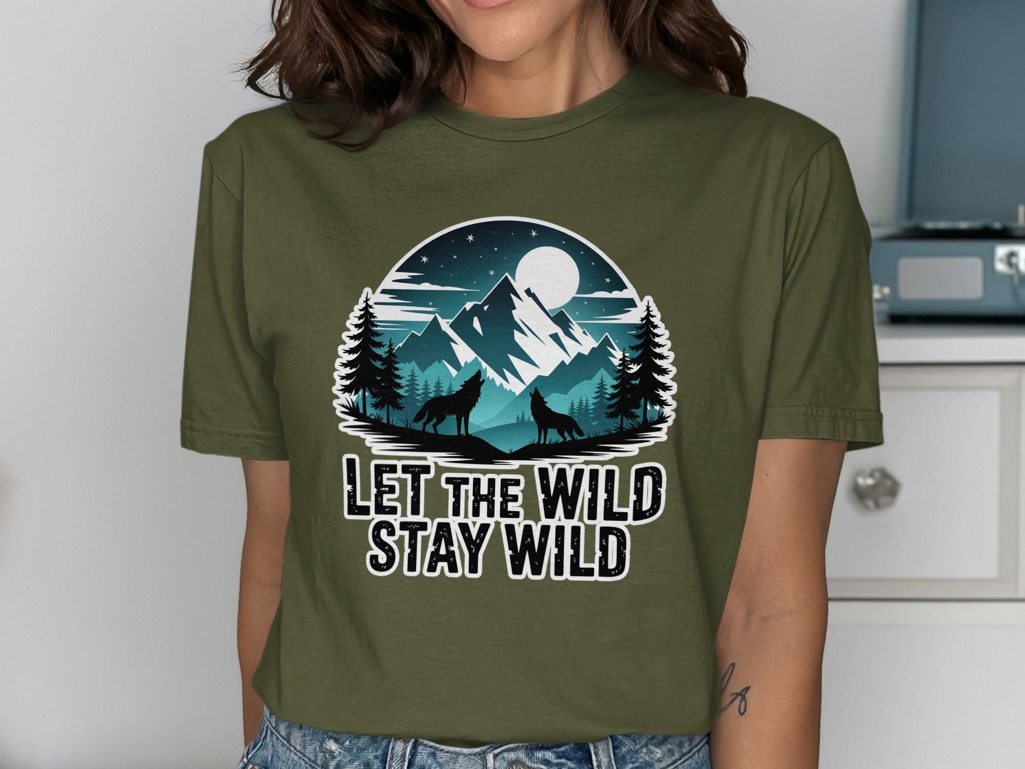 Let the Wild Stay Wild Graphic T-shirt product type