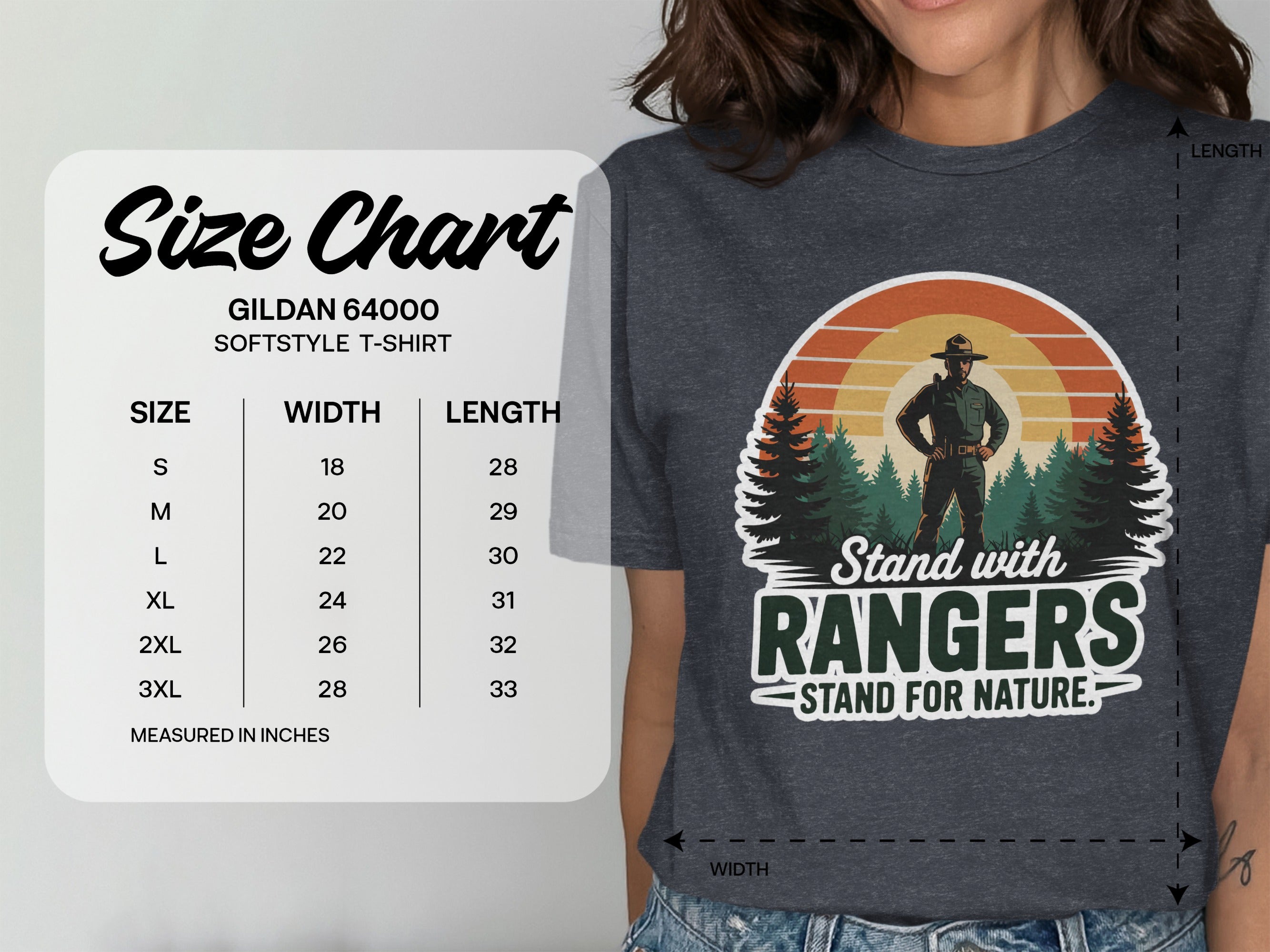 Stand with Rangers Stand for Nature T-Shirt product