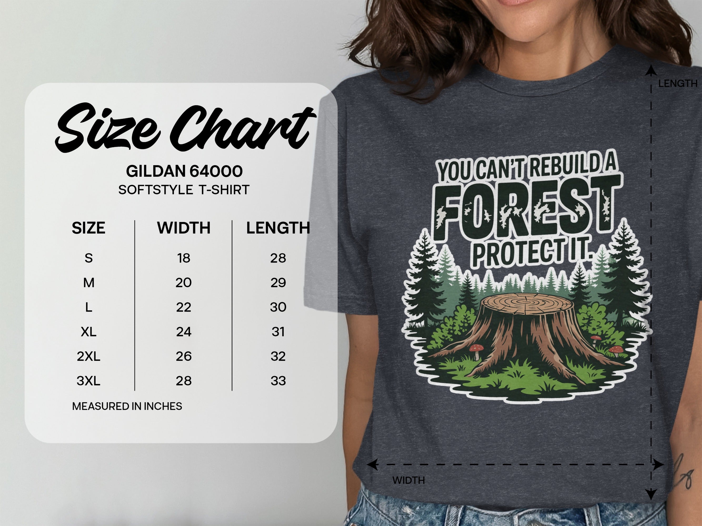 Protect the Forest Graphic Softstyle T-shirt product type