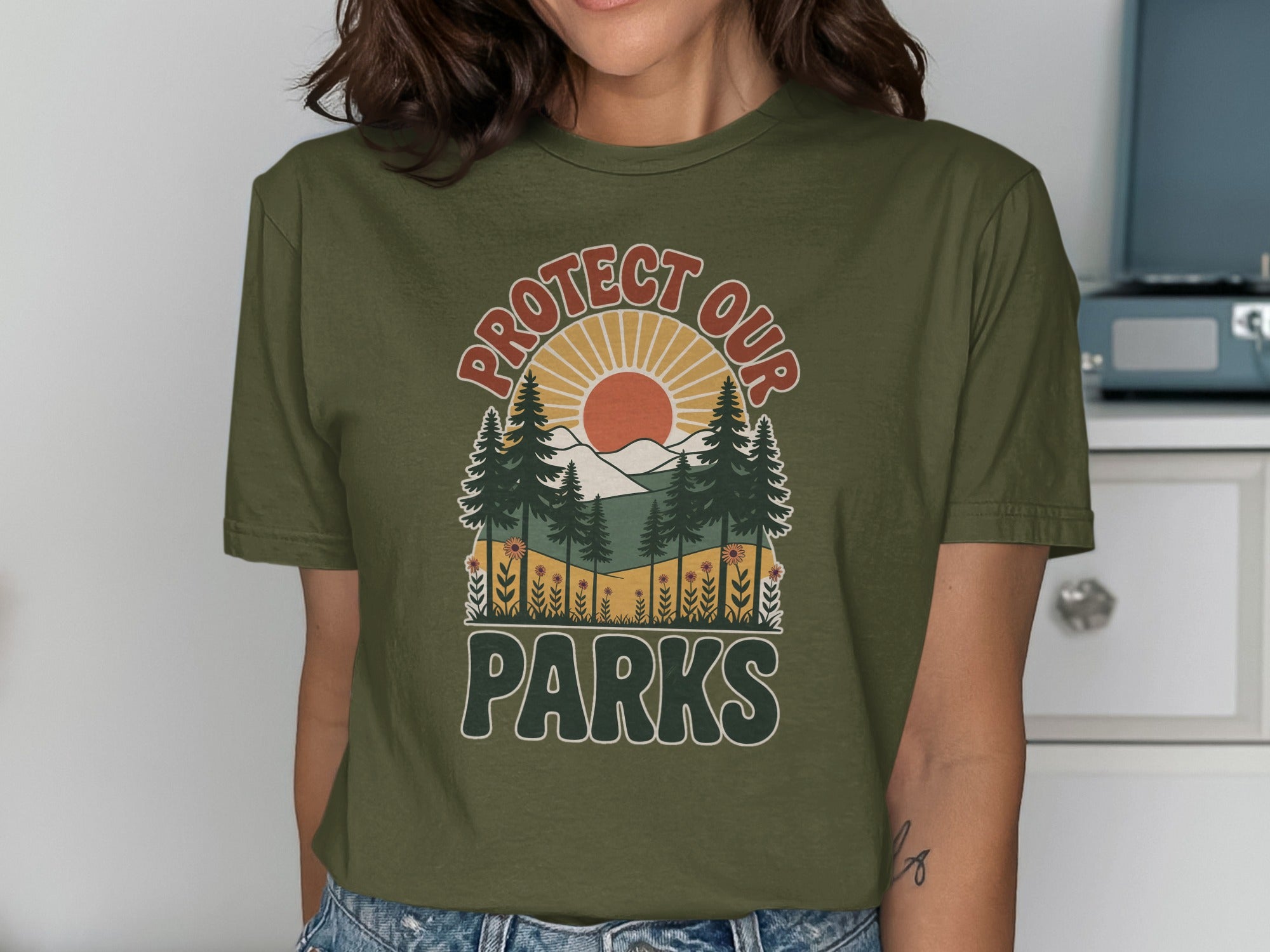 Protect Our Parks Scenic Graphic T-Shirt product