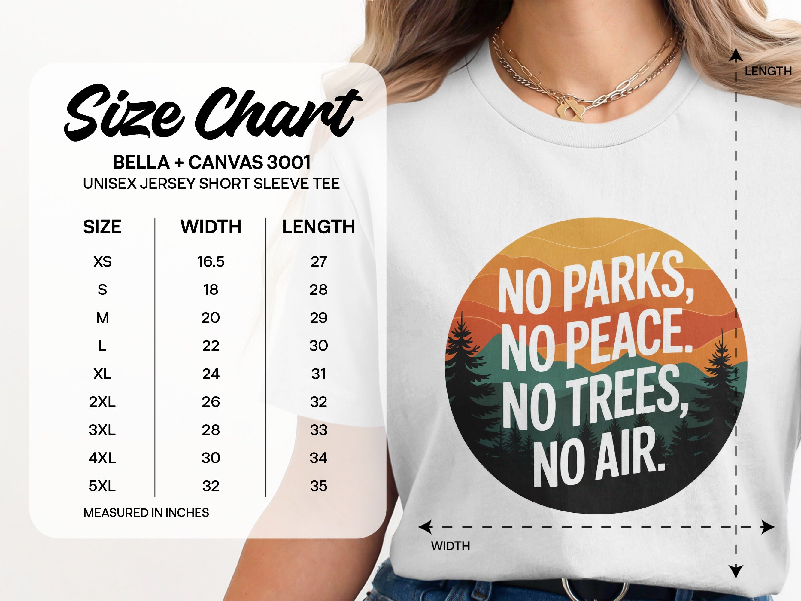 No Parks No Peace No Trees No Air Graphic Tee product
