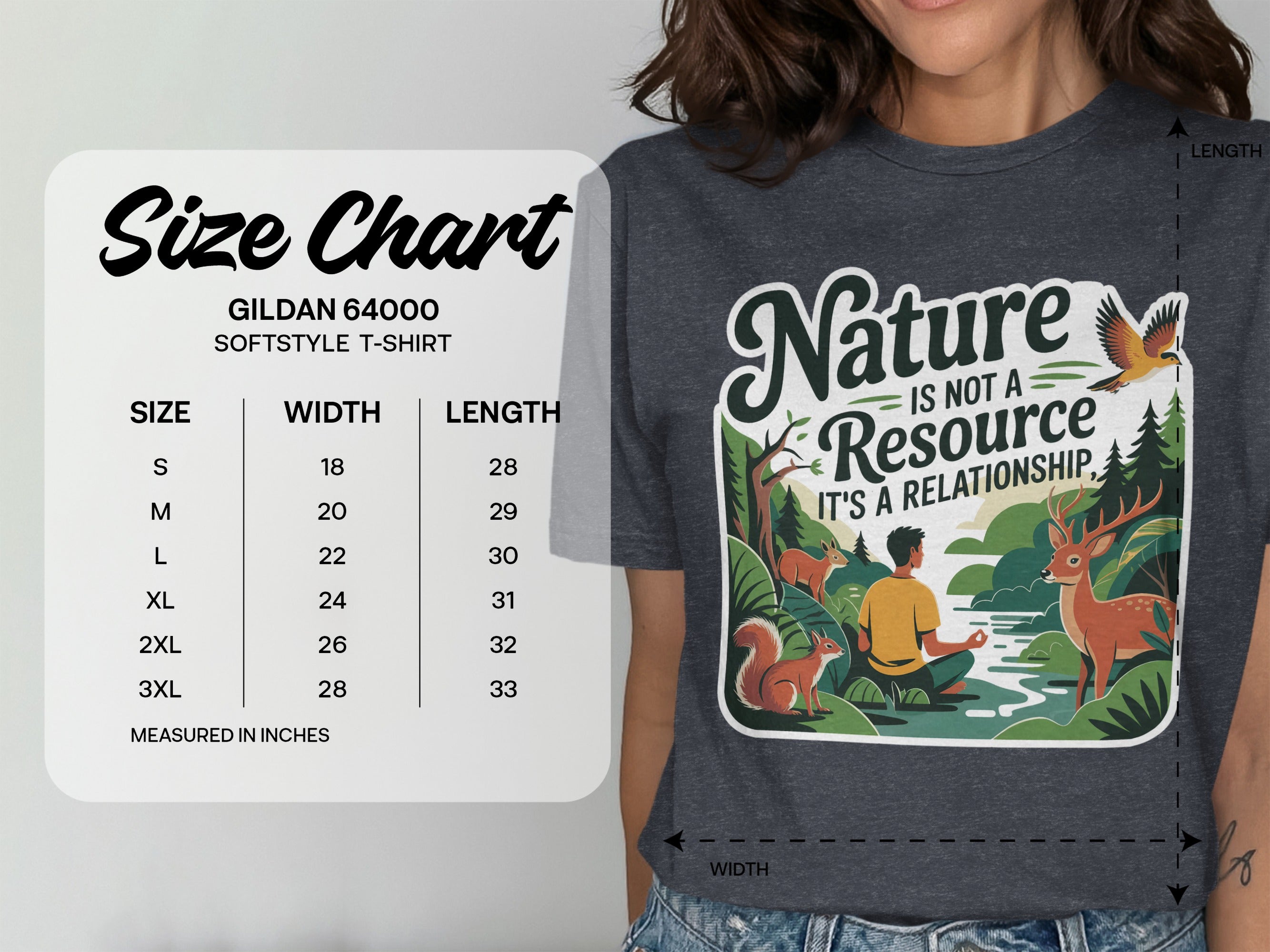Nature Is Not A Resource It's A Relationship T-shirt product