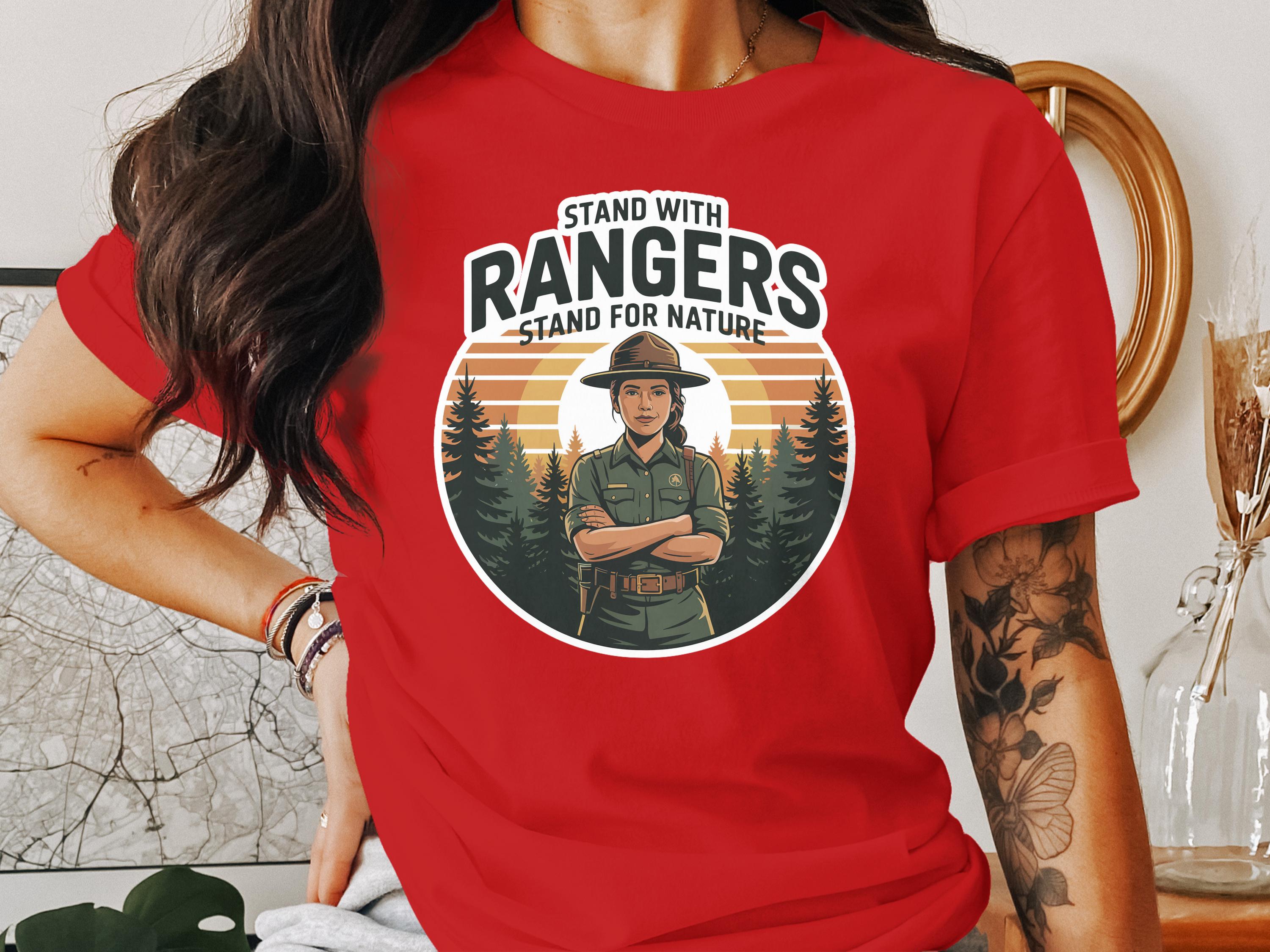 Stand with Rangers Stand for Nature Graphic Shirt product