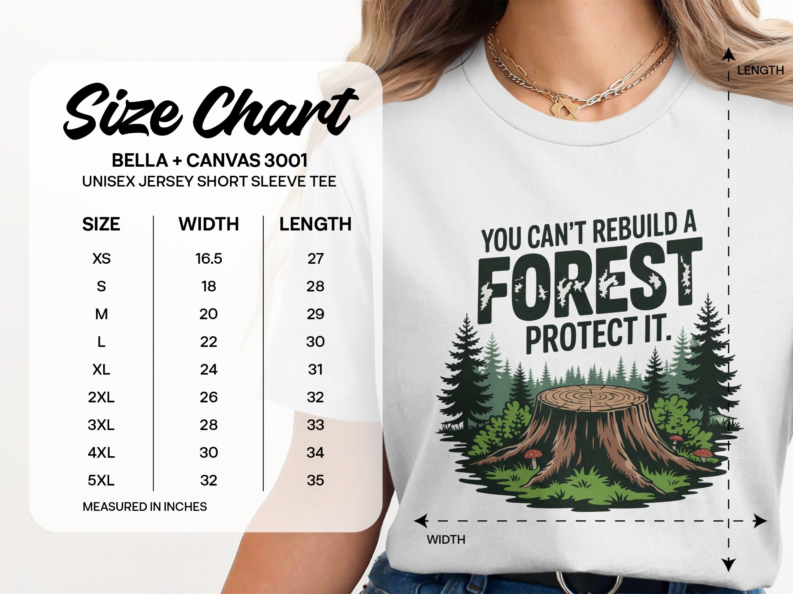 You Can't Rebuild a Forest Protect It Shirt product