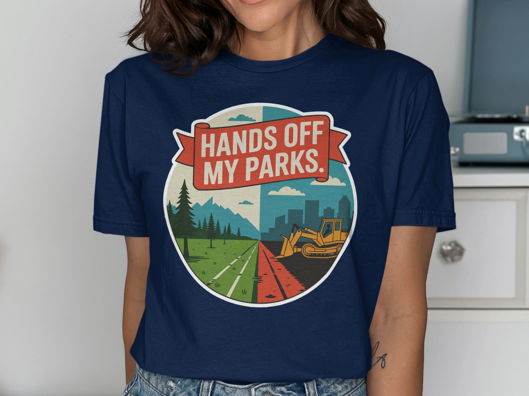 Hands Off My Parks Graphic T Shirt product