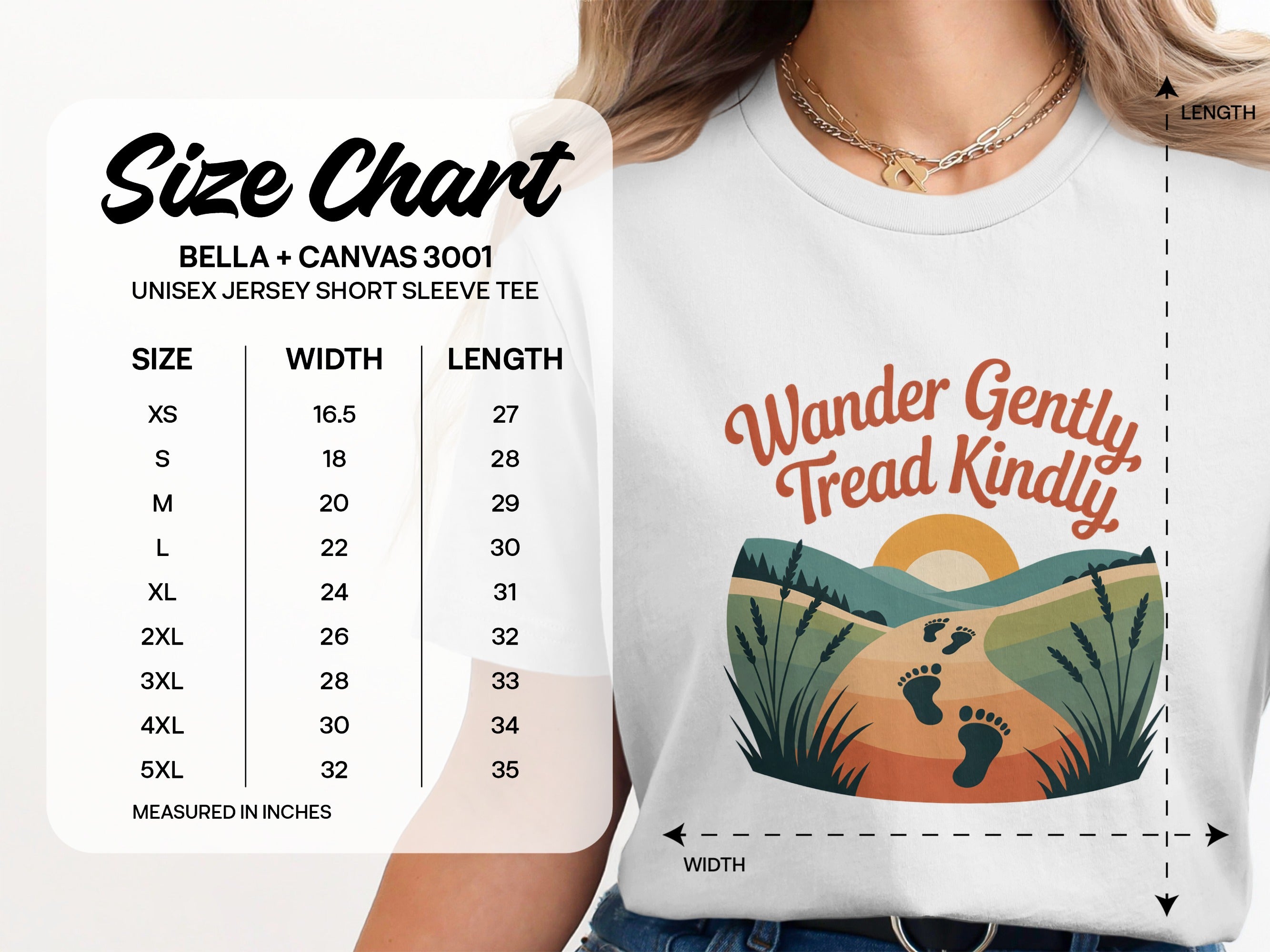 Wander Gently Tread Kindly Unisex Product