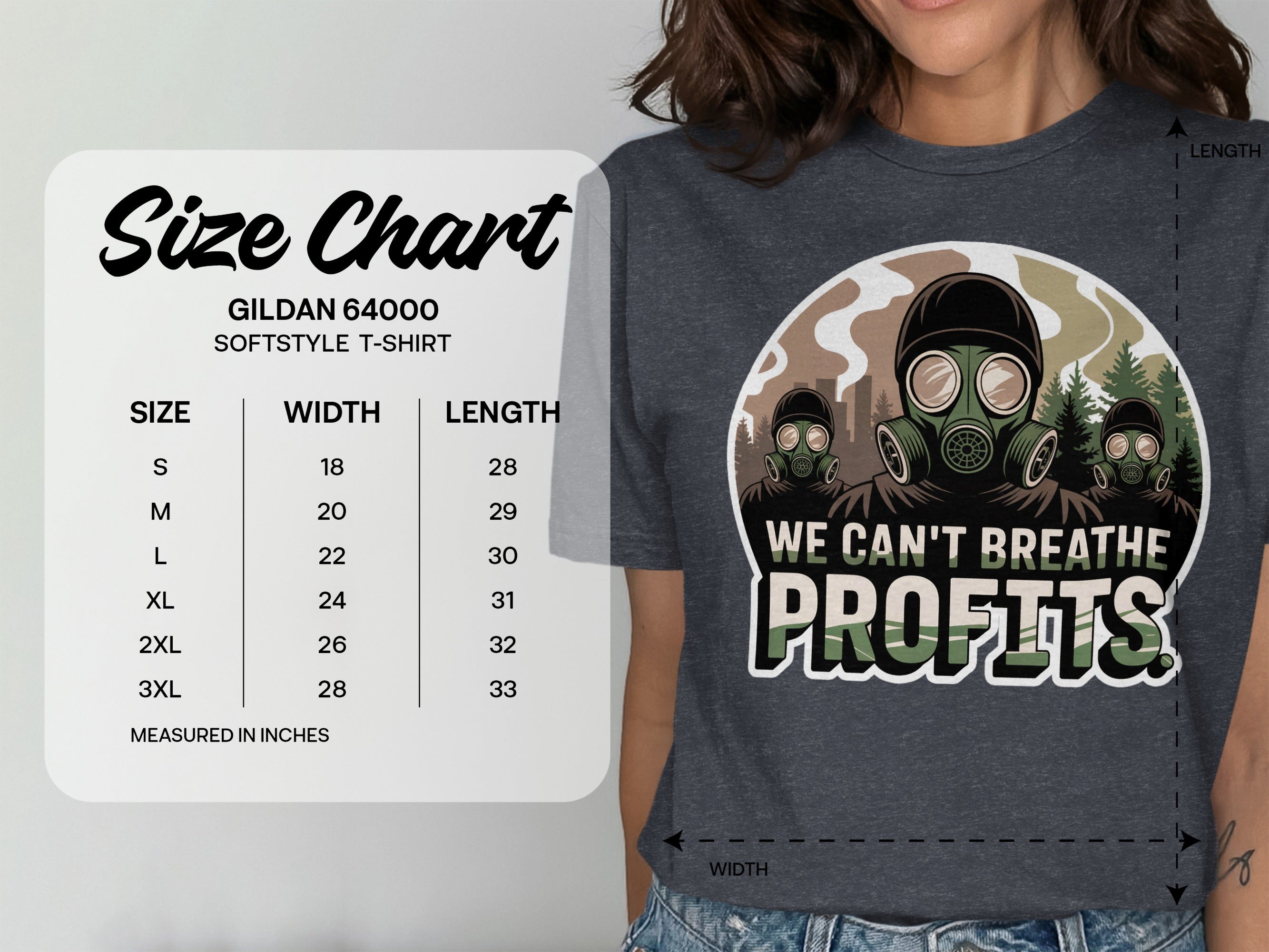 We Can't Breathe Profits Graphic T-Shirt product type