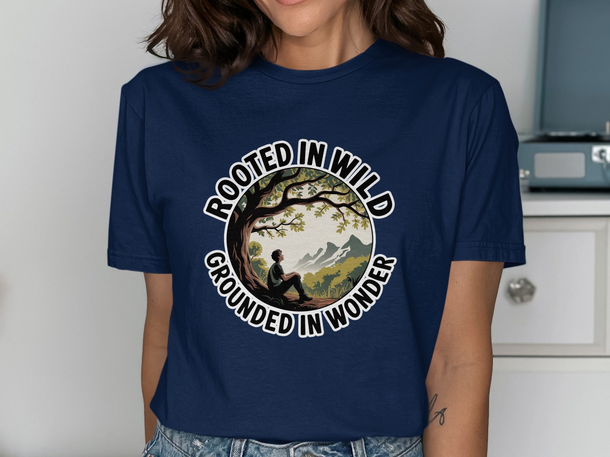 Rooted in Wild Grounded in Wonder Tee product